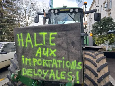 Une rencontre avec les syndicats agricoles à Meslay-le-Vidame