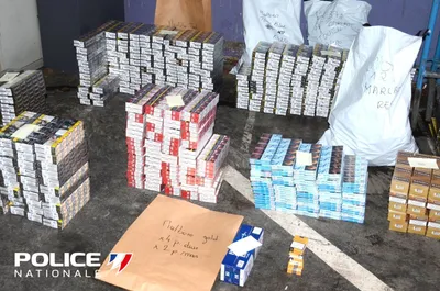 2 045 cartouches de cigarettes de contrebandes saisies