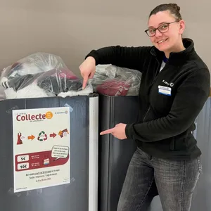 Quatre tonnes de vêtements de seconde main récoltés