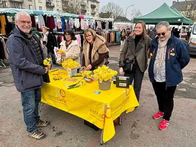 Les jonquilles rapportent 260€ pour la lutte contre le cancer