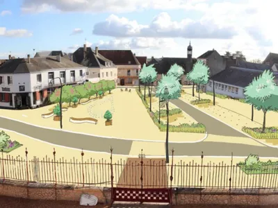 🔊 Végétale et conviviale, la future place transforme le cœur de Brou