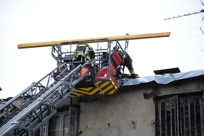 Incendie en cours au foyer Adoma à Dreux