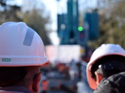 Travaux d'aménagement rue Jean Maunoury à Lucé