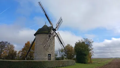 🔊 Le moulin de Frouville-Pensier retrouve ses ailes
