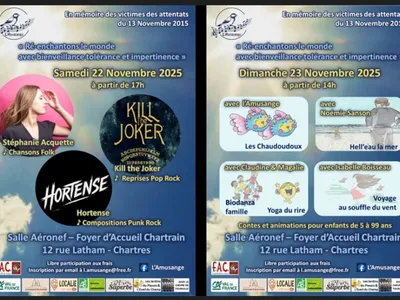 Un week-end festif pour honorer la mémoire des victimes du 13...