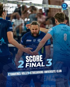 Volley (Nationale 2) : Cruelle désillusion pour Chartres, l'élite...