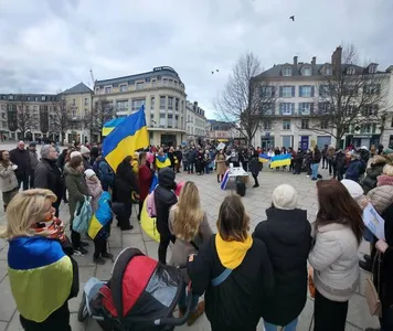 Les Ukrainiens d'Eure-et-Loir appellent à la mobilisation à Chartres
