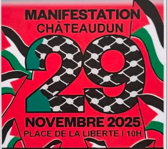 CHÂTEAUDUN – Mobilisation en solidarité avec la Palestine