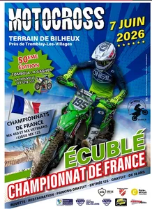 ÉCUBLÉ - Motocross – Coupe de France 450cc et Vétéran