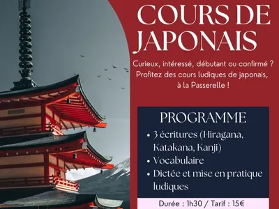 FRAZÉ – Des cours de japonais à la Passerelle