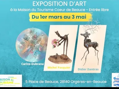 ORGÈRES-EN-BEAUCE - Exposition de trois artistes euréliens à la...