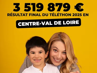 TÉLÉTHON – 3 519 879 € récoltés en région Centre-Val de Loire dont...