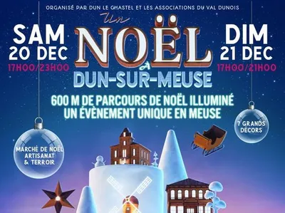 Noël : un parcours illuminé à Dun-sur-Meuse