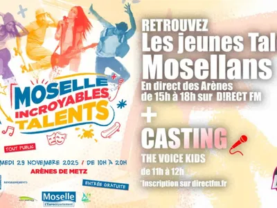 D!RECT FM en direct de Moselle Incroyable Talents aux Arènes de Metz !