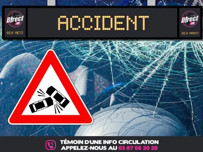 Info trafic : un accident et plusieurs kilomètres de...