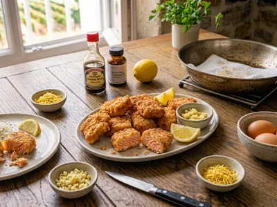 Nuggets de saumon mariné