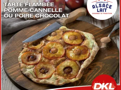 Tarte Flambée Pommes Cannelle