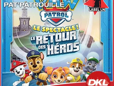 Gagnez vos places pour le spectacle Pat'Patrouille !