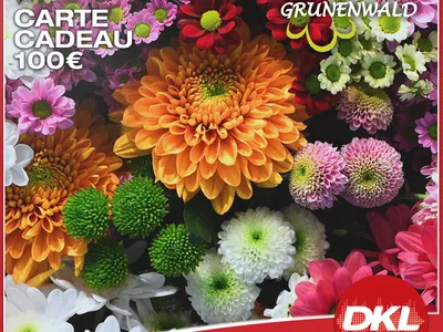 Gagnez une carte cadeau de 100€ chez Fleurs Grunenwald à Reiningue !