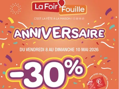 🎉 Jeu Concours K6FM – Gagnez vos cartes cadeaux à La Foir’Fouille...