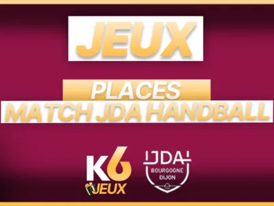 🤾‍♀️ Jeu Concours K6FM – Gagnez vos places pour JDA Dijon / Sambre...