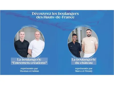 Deux binômes de boulangers des Hauts-de-France vont s'affronter sur M6