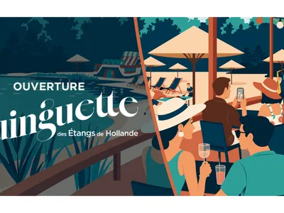La guinguette des Étangs de Hollande mêle loisirs et musique