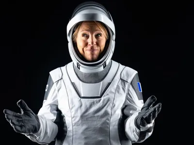 Sophie Adenot, première astronaute française à sortir dans l'espace.