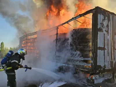 Le trafic perturbé par un camion en feu sur l’A1 dans l’Oise