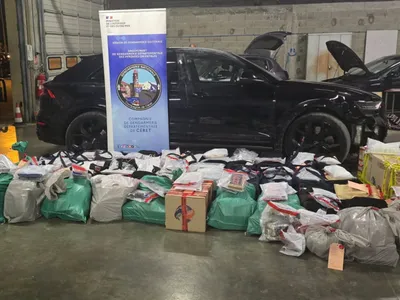 Un Isarien stoppé avec... presque une tonne de cocaïne