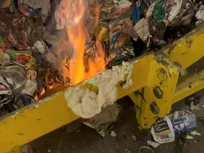 Un feu de poubelle vite maîtrisé à Montdidier 