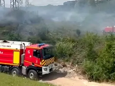 Important incendie dans le nord de l'Oise