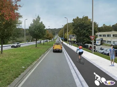 La création d’une piste cyclable en zone nord de Limoges