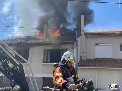 Un incendie détruit une maison à Limoges