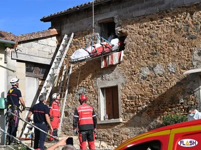 Saint-Junien : intervention spectaculaire des pompiers 