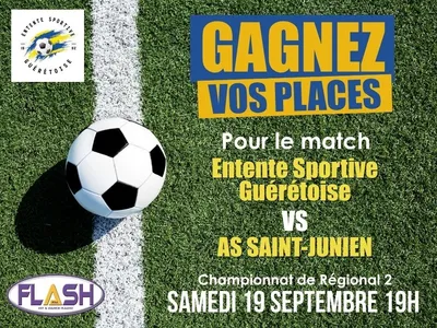 Gagnez vos places pour Guéret – Saint-Junien avec Flash FM