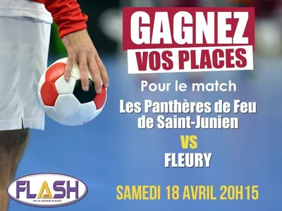 Gagnez vos places pour le match du ROC ASSJ HB 87 de Saint Junien...