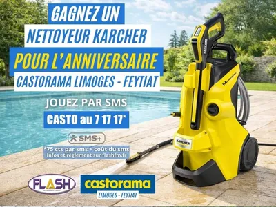 Anniversaire de Castorama : Gagnez votre nettoyeur haute-pression !