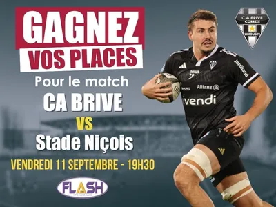 Gagnez vos places pour CA Brive contre le Stade Niçois Rugby