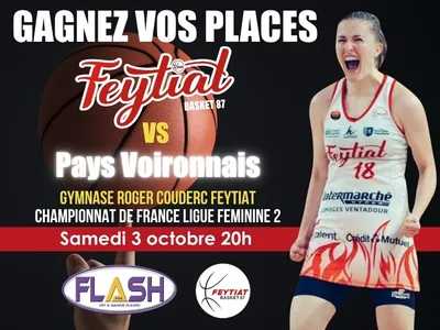 Gagnez vos places pour Feytiat Basket – Pays Voironnais