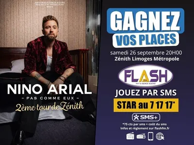 Gagnez vos places pour le spectacle de Nino Arial