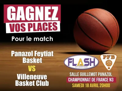Panazol Feytiat Basket : Gagnez vos places pour le match contre...