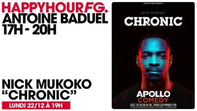 L’humoriste Nick Mukoko invité d'Antoine Baduel