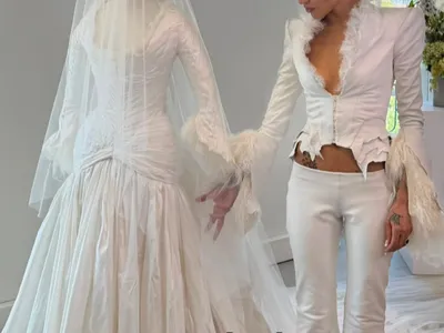 FG CHIC : Non, la mariée n'était pas en noir : Gabbriette a choisi...