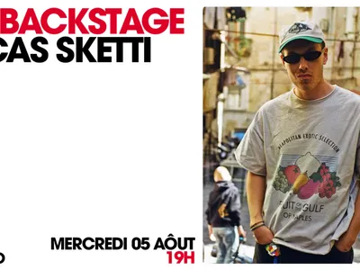 Lucas Sketti, invité FG Backstage ce mercredi 5 août