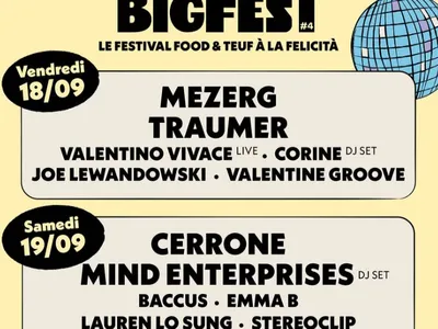 Le festival food et music BIG FEST ce week-end à Paris avec un...