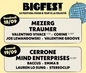 Le festival food et music BIG FEST ce week-end à Paris avec un...