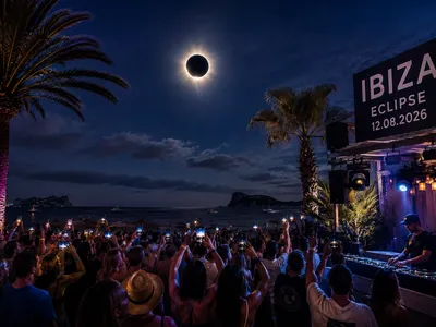 À Ibiza, l’éclipse est prétexte à faire la fête