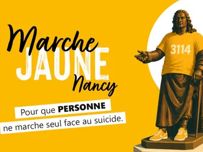 Marche Jaune : à Nancy, briser le silence autour des 9 000 suicides...