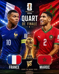 France-Maroc en quarts de finale : Nancy s'enflamme pour une Fan...